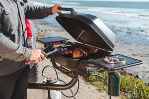 Grilling by the ocean