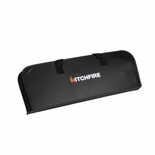 Grilling tools case closed on white