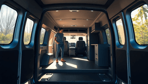 Mercedes Sprinter and Ford Transit: Solving the Rear Door Access Problem for Van Life - HitchFire