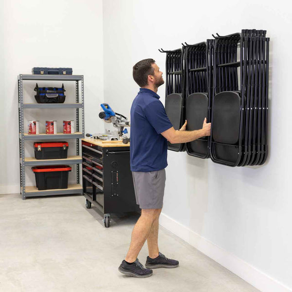 Chair Rack | G-Chair | Adjustable Wall Storage System | Holds 300 lbs