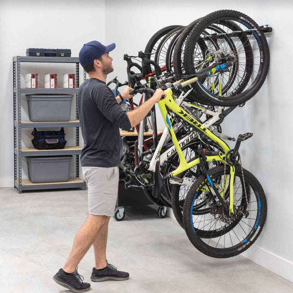 Wall Mounted Bike Rack | G-Bike | Holds 5 Bikes