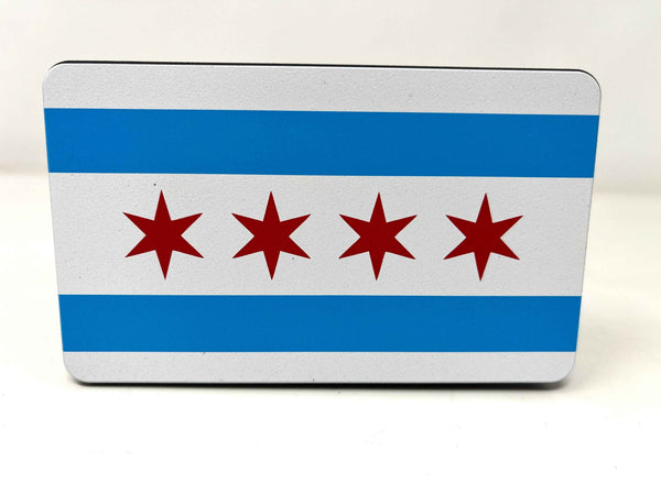 Chicago Flag Hitch Cover