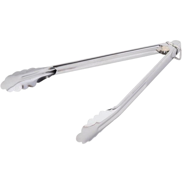 12" Heavy Duty Stainless Steel Tongs