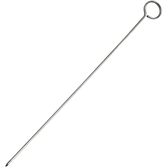 12" Stainless Steel Oval Skewers (12 Pack)