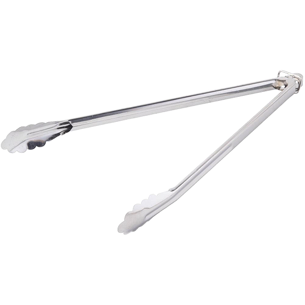 16" Heavy-Duty Stainless Steel Tongs
