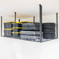 4' x 8' Faber Overhead Garage Shelving | Holds 700 lbs