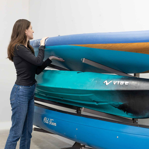 G-Watersport 3 Kayak & Canoe Rack | 3 Levels | Mud