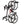 Load image into Gallery viewer, Blackstone Wall Mounted Bike Storage Rack | 2 Bikes | Black
