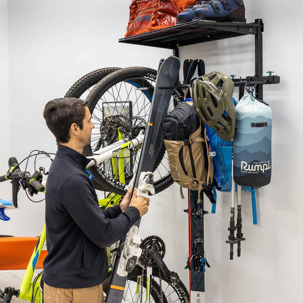 G-Adventure + Shelf | Adjustable Wall Storage System | Holds 300 lbs