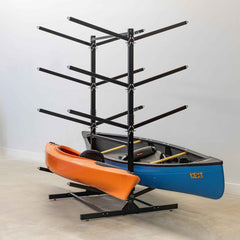 G-Watersport 8 Kayak & Canoe Rack | 8 Levels | Black