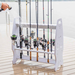 Marlin Fishing Rod Storage Stand | Holds up to 24 Rods