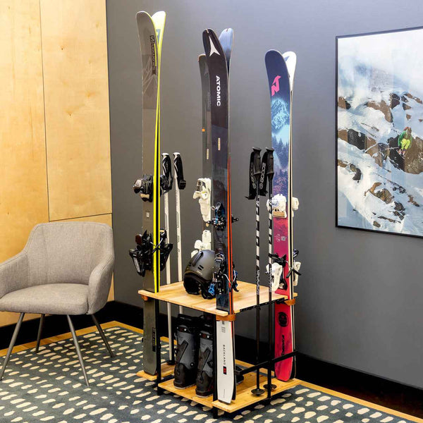 Silverton Ski Rack | Holds 4 Pairs of Skis