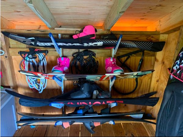 Fontana Water Ski Rack | Adjustable Storage XSR | 4 Levels