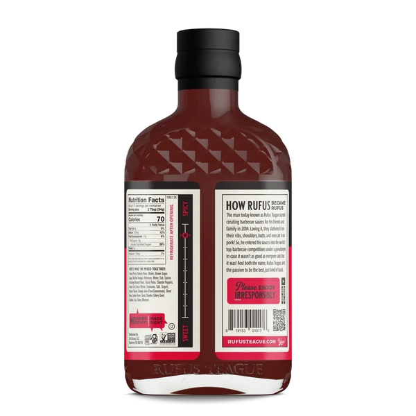Rufus Teague Blazin' Hot Barbecue Sauce