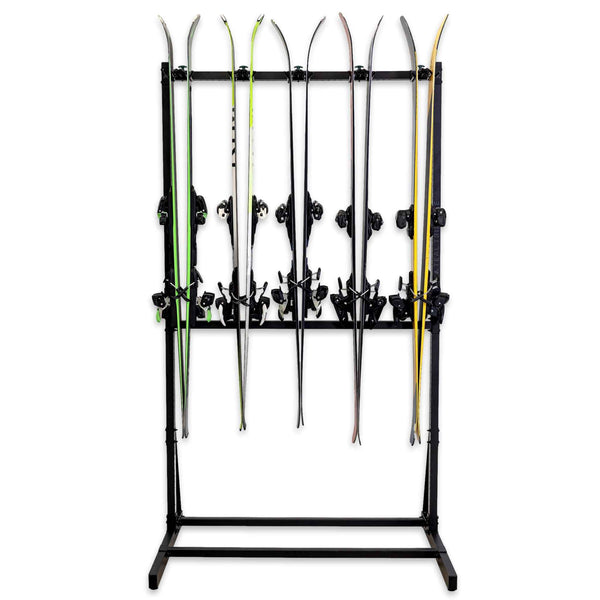 Freestanding Ski Rack | G-Ski | Holds 5 Pairs of Skis