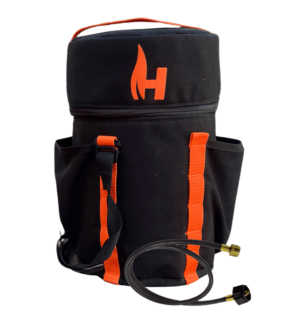 5LB Refillable Propane Tank with Optional Carrying Case - HitchFire
