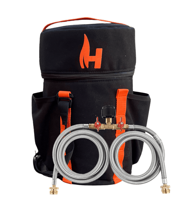 5LB Refillable Propane Tank with Optional Carrying Case - HitchFire