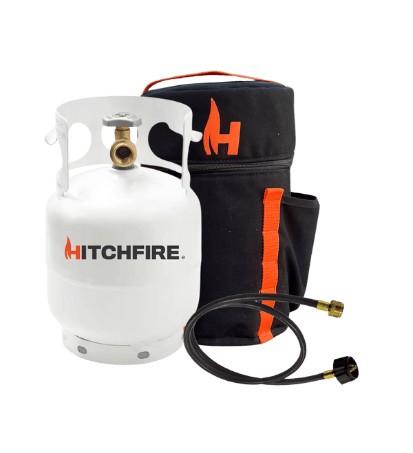 5LB Refillable Propane Tank with Optional Carrying Case - HitchFire