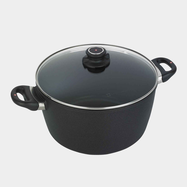 HD Nonstick Stock Pot with Glass Lid | Made in Switzerland
