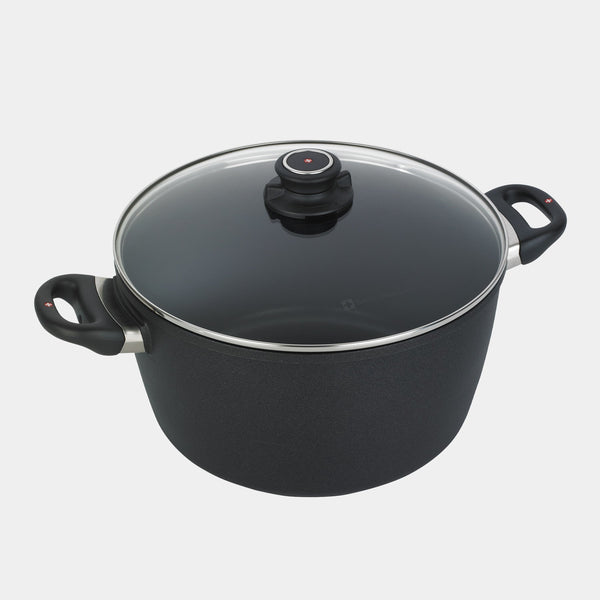 HD Nonstick Stock Pot with Glass Lid - Induction | Made in Switzerland