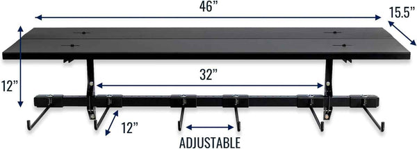 Chair Rack & Shelf | G-Chair Solid Shelf | Holds 300 lbs