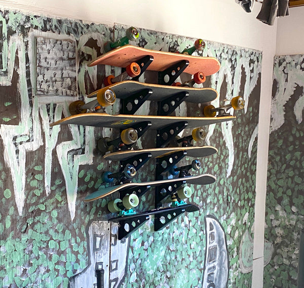 Trifecta Skateboard Storage Rack | 3 Levels