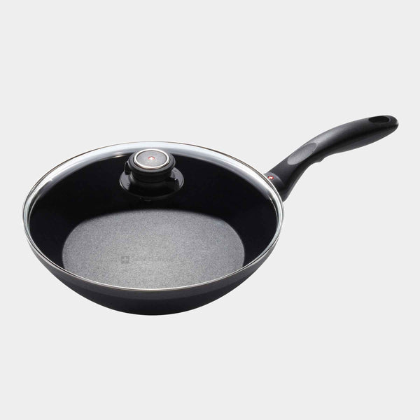 HD Nonstick Stir-Fry Pan with Glass Lid - Induction | Made in Switzerland