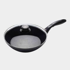 HD Nonstick Stir-Fry Pan with Glass Lid | Made in Switzerland