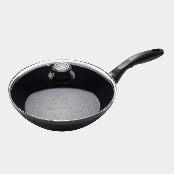 HD Nonstick Stir-Fry Pan with Glass Lid - Induction | Made in Switzerland