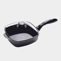 HD Nonstick Square Saute Pan with Glass Lid | Made in Switzerland