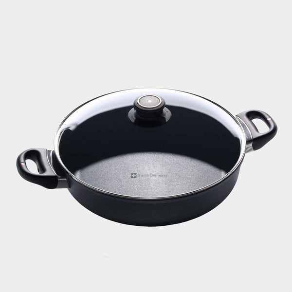 HD Nonstick Sauteuse with Glass Lid - Induction | Made in Switzerland