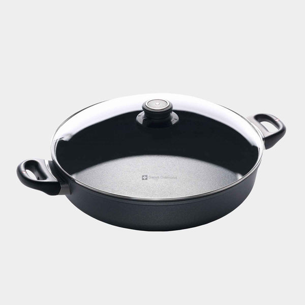 HD Nonstick Sauteuse with Glass Lid - Induction | Made in Switzerland