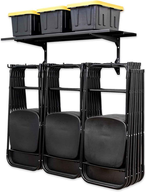 Chair Rack & Shelf | G-Chair Solid Shelf | Holds 300 lbs