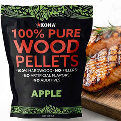 Kona 100% Apple Wood Smoker Pellets for Ninja Woodfire & Smokers