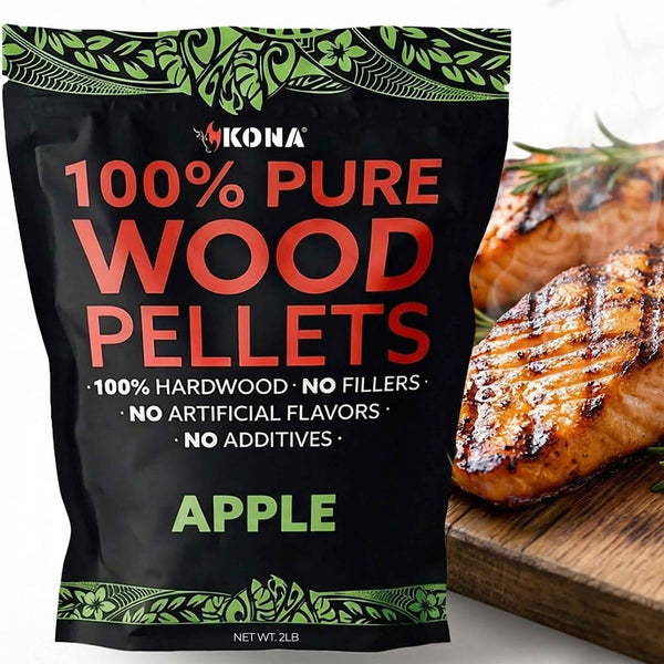 Kona 100% Apple Wood Smoker Pellets for Ninja Woodfire & Smokers