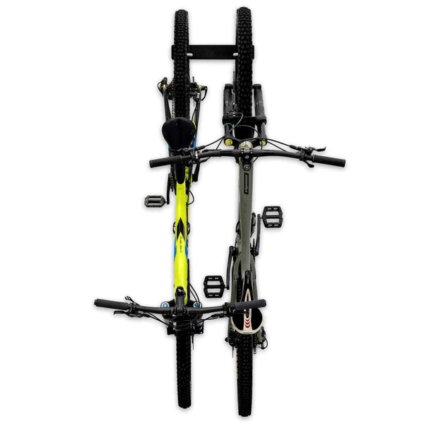 Blackstone Wall Mounted Bike Storage Rack | 2 Bikes | Black