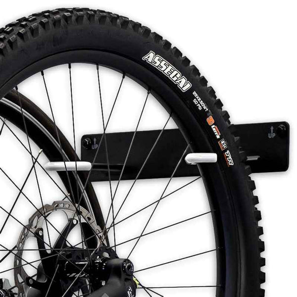 Blackstone Wall Mounted Bike Storage Rack | 2 Bikes | Black