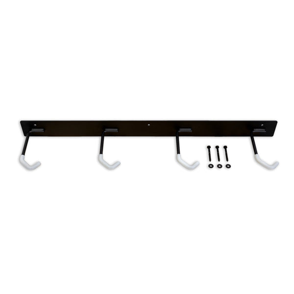 Blackstone Wall Mounted Bike Storage Rack | 4 Bikes | Black