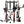 Load image into Gallery viewer, Blackstone Wall Mounted Bike Storage Rack | 8 Bikes | Black
