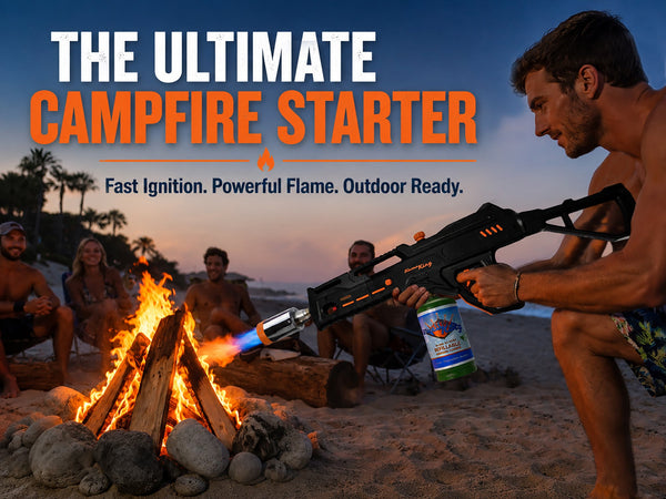 Flame King BlazeTac Propane Torch Gun Weed Burner with Trigger Ignition