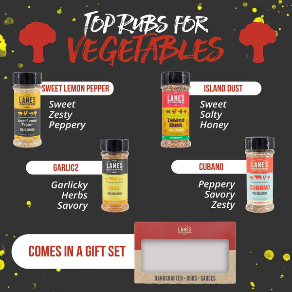 Lane's Best Veggie Seasonings 4-Pack Set