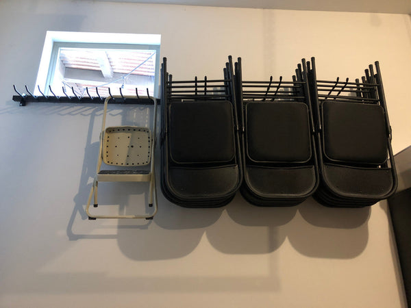 Chair Rack | G-Chair | Adjustable Wall Storage System | Holds 300 lbs