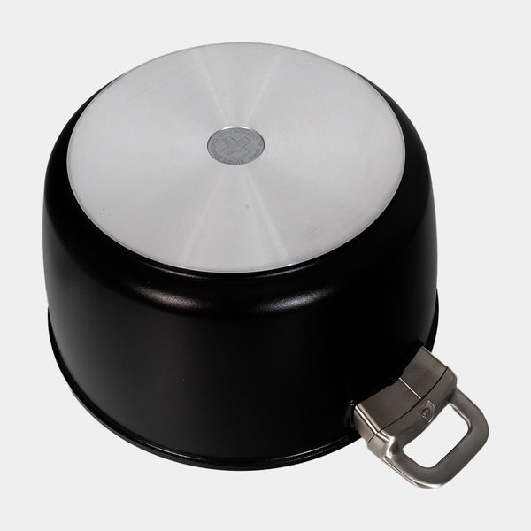 CXD DOU Ceramic Nonstick Stock Pot with Glass Lid | Made in Switzerland