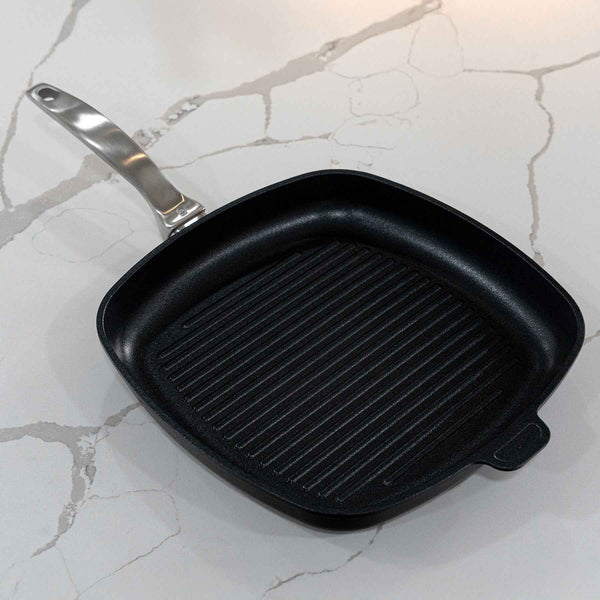 CHD Nonstick 11" x 11" Square Grill Pan | Made in Switzerland