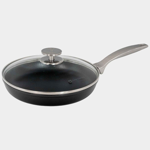 CHD Nonstick Fry Pan with Glass Lid | Made in Switzerland
