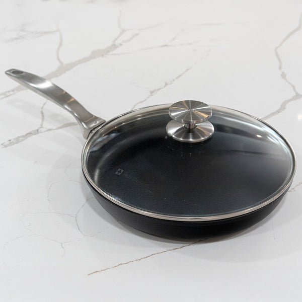 CHD Nonstick Fry Pan with Glass Lid | Made in Switzerland