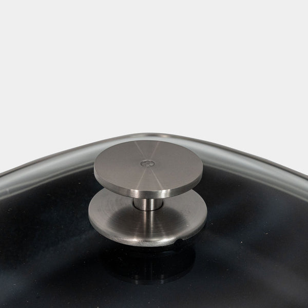 CHD Nonstick 11" x 11" Square Saute Pan with Glass Lid | Made in Switzerland