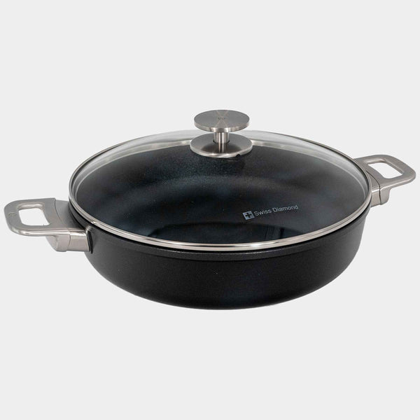 CHD Nonstick Sauteuse with Glass Lid | Made in Switzerland