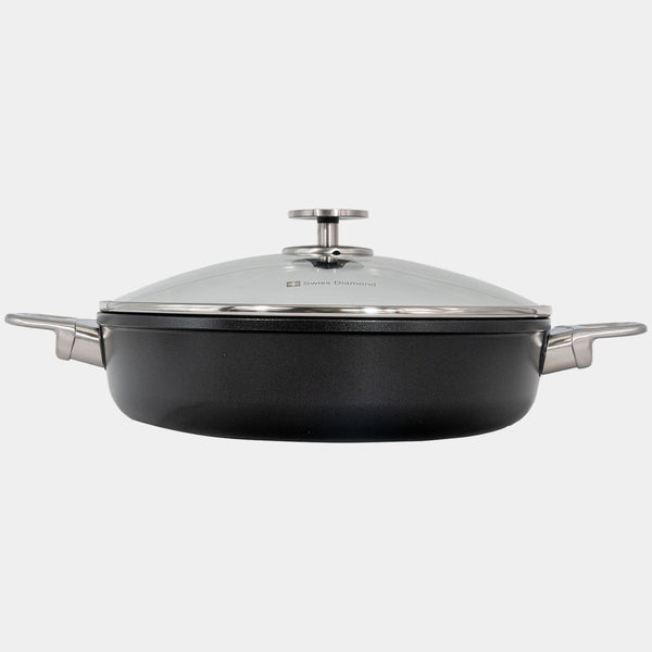 CHD Nonstick Sauteuse with Glass Lid | Made in Switzerland