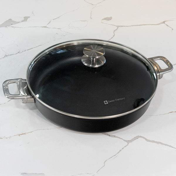 CHD Nonstick Sauteuse with Glass Lid | Made in Switzerland